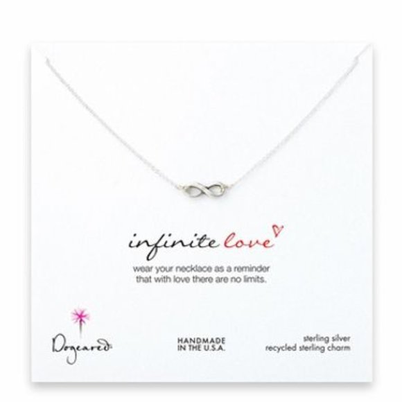 Dogeared Infinite Love Sterling Silver Necklace - Picture 1 of 1